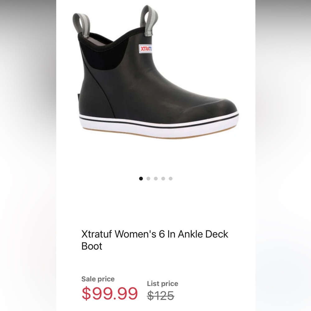 Xtratuf Women's Black Waterproof Ankle Boots